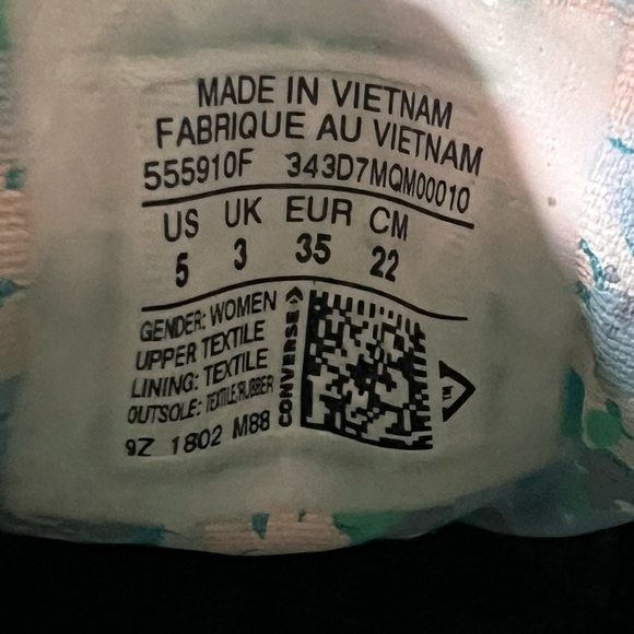 Converse Chuck Taylor All Star Madison OX Sneaker Navy size 5 - Excellent - Picture 12 of 12